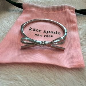 Kate Spade Bow Bracelet - Silver Excellent Condition